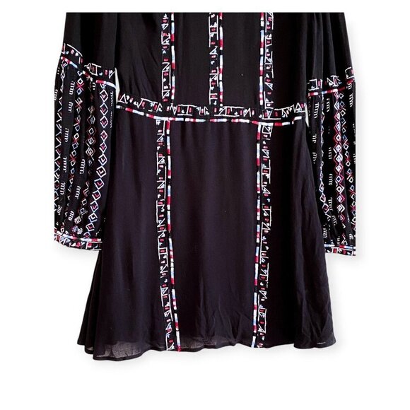 Rahi Cali Black Embroidered Mini Dress,  size M - Picture 7 of 14